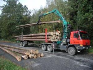 Hydrauliczne żurawie do załadunku Ostroj WM 185 NT