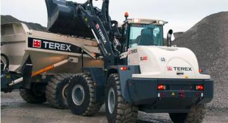 Ładowarki kołowe Terex TL 310