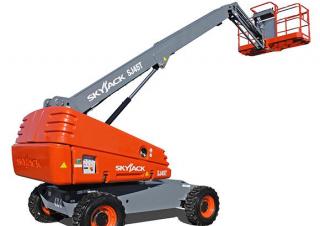 Podnośniki koszowe teleskopowe Kołowe teleskopowe platformy robocze Skyjack SJ 45 T