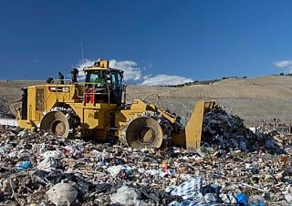 Kompaktor odpadów Caterpillar 836K