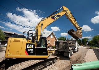 Koparki gąsienicowe Caterpillar 320E LRR