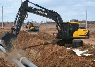 Koparki gąsienicowe Hyundai HX210AL