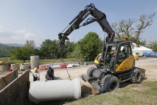 Koparki kołowe Mecalac 714 MW e