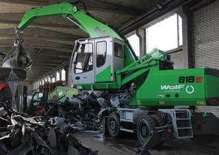 Koparki do prac przeładunkowych Sennebogen 818M E
