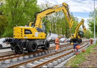 Koparki kołowe Liebherr A 922 Rail Litronic