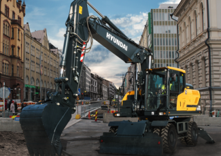 Koparki kołowe Hyundai HW210A