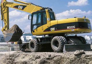 Koparki kołowe Caterpillar M 322 C Mono