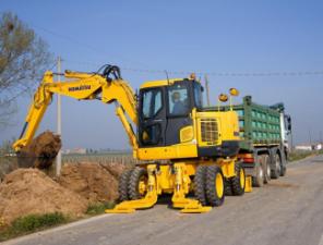 Koparki kołowe Komatsu PW118MR-8