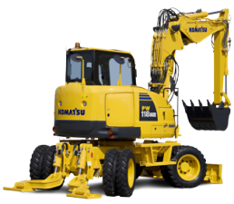 Koparki kołowe Komatsu PW118MR-8