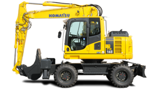 Koparki kołowe Komatsu PW148-8