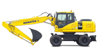 Koparki kołowe Komatsu PW180-7E0