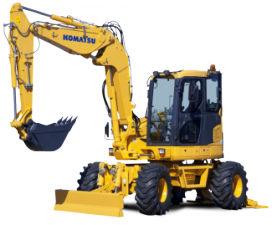 Koparki kołowe Komatsu PW98MR-8