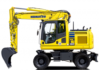 Koparki kołowe Komatsu PW160-10 