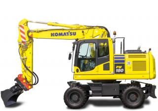 Koparki kołowe Komatsu PW180-10