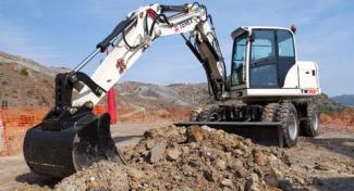 Koparki kołowe Terex TW 110