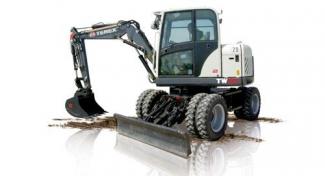 Koparki kołowe Terex TW 70
