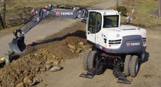 Koparki kołowe Terex TW 85