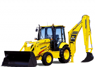 Koparko-ładowarki Komatsu WB97R-5 