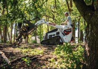 Ładowarki o sterowaniu burtowym Bobcat MT100