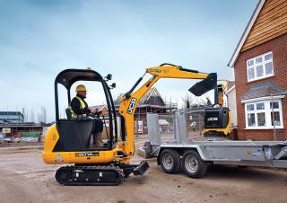 Minikoparki JCB 8014