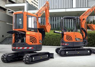 Minikoparki Doosan DX30Z