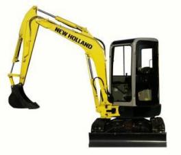 Minikoparki New Holland E 45 SR