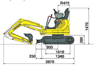 Minikoparki New Holland E9SR