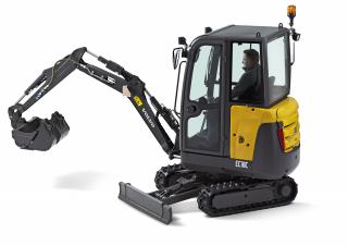 Minikoparki Volvo EC18C