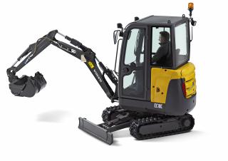Minikoparki Volvo EC18C