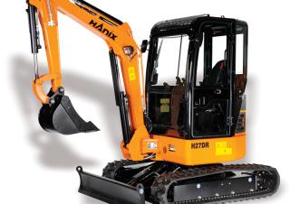 Minikoparki Hanix H27DR