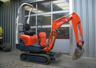 Minikoparki Kubota K008α