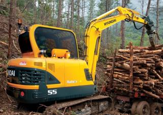 Minikoparki Hyundai R55-9A