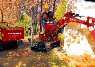 Minikoparki Yanmar SV08-1C