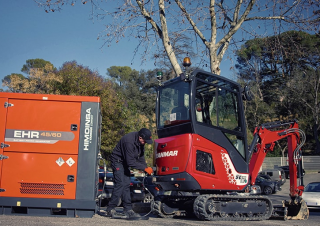 Elektryczne koparki gąsienicowe Yanmar SV17e