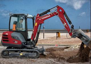 Minikoparki Yanmar SV26