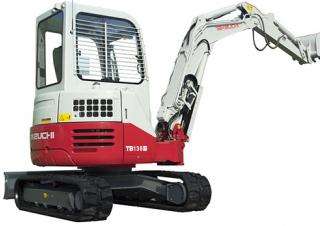 Minikoparki Takeuchi TB 138 FR