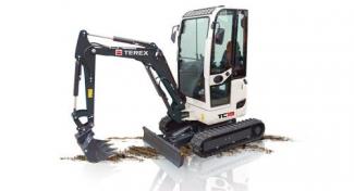 Minikoparki Terex TC 19 Z