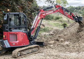 Minikoparki Yanmar ViO38-7