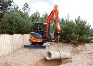 Minikoparki Hitachi ZX 52 U 3