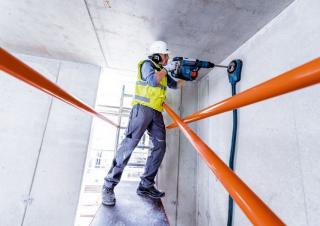 Narzędzia akumulatorowe Młotowiertarki akumulatorowe z uchwytem sds-max Bosch GBH 18V-45 C