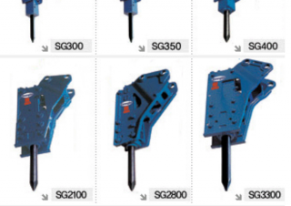 Akcesoria Młoty hydrauliczne Kwanglim SG5000S