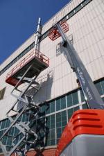 Podnośniki koszowe teleskopowe Kołowe teleskopowe platformy robocze Skyjack SJ 45 T