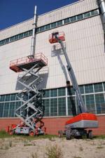 Podnośniki koszowe teleskopowe Kołowe teleskopowe platformy robocze Skyjack SJ 45 T
