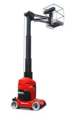 Podnośniki koszowe teleskopowe Kołowe platformy robocze z masztem pionowym Manitou 100 VJR Evolution