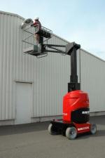 Podnośniki koszowe teleskopowe Kołowe platformy robocze z masztem pionowym Manitou 100 VJR Evolution