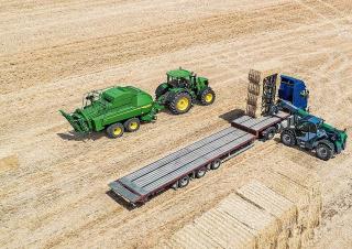 Prasa kostkująca John Deere L634