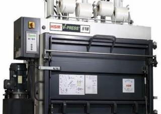 Prasy do odpadów HSM V-Press 818 eco