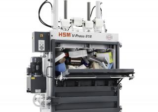 Prasy do odpadów HSM V-Press 818 eco