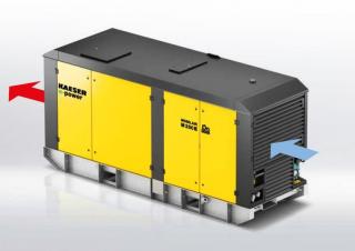 Sprężarki i kompresory powietrza Stacjonarne sprężarki i kompresory powietrza - wyskoprężne, elektryczne i spalinowe Kaeser Mobilair M250E/10 bar