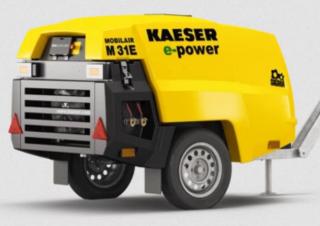 Sprężarki i kompresory powietrza Przenośne sprężarki i kompresory powietrza - wyskoprężne, elektryczne i spalinowe Kaeser Mobilair M 31E/14 bar